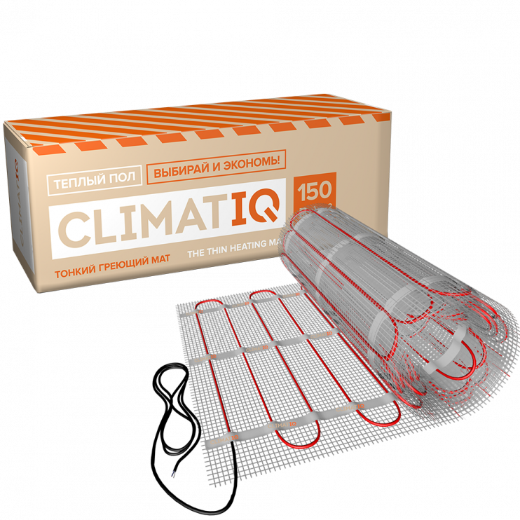 Тонкий самоклеящийся греющий мат CLIMATIQ MAT 2м²